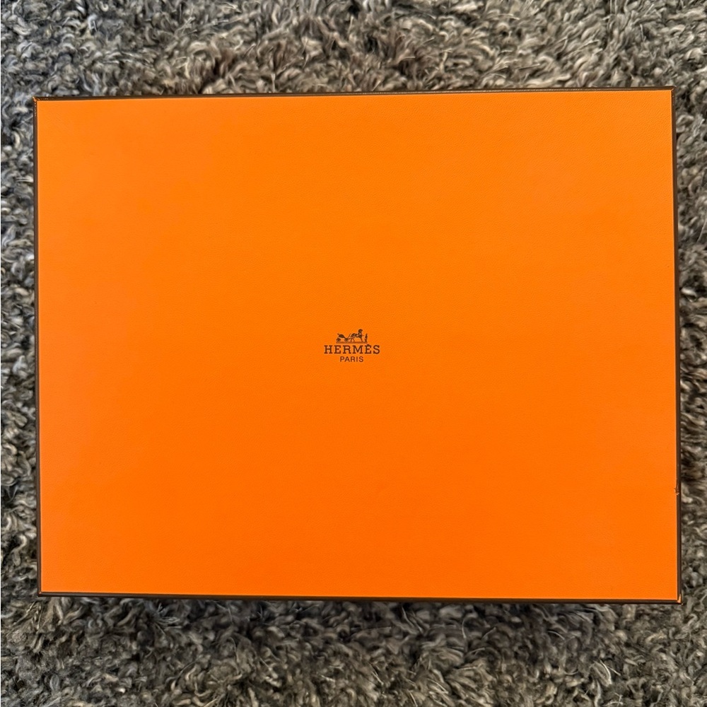 41 Hermes Paris Sandales Oran Veau Lisse Gold Piqures EC